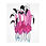 Thumbnail: Flamingos Ladies in Wading. Velveteen Microfiber Blanket 
