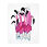 Thumbnail: Flamingos Ladies in Wading. Velveteen Microfiber Blanket 