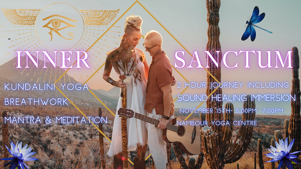 Kundalini Yoga and Sound Immersion with Nirvair & Kavalya- Nambour Yoga Centre Nov 15th