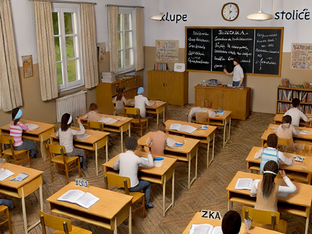 Učionica i važne stvari u njoj