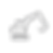 An icon, single colour in grey, with transparent background, showing a mini excavator.png