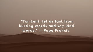 A Fresh Perspective on Fasting