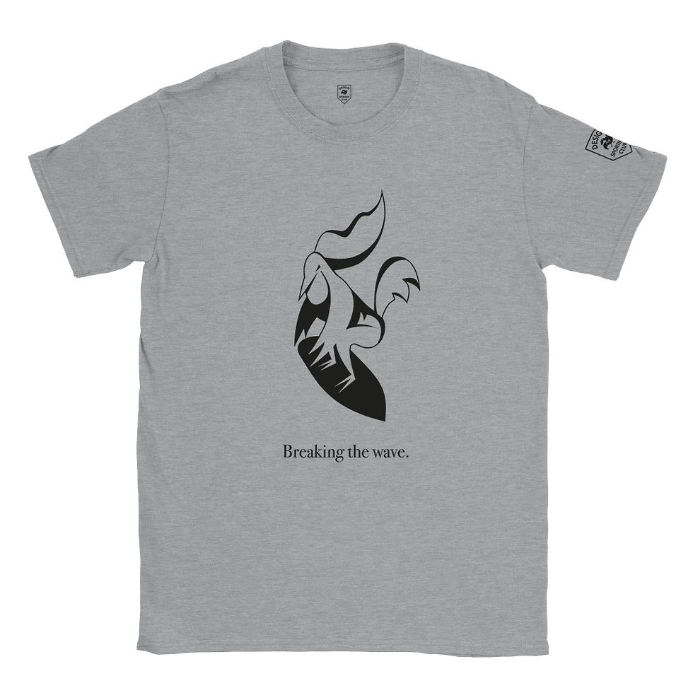 Thumbnail: "Breaking the wave." Classic Unisex Crewneck T-shirt