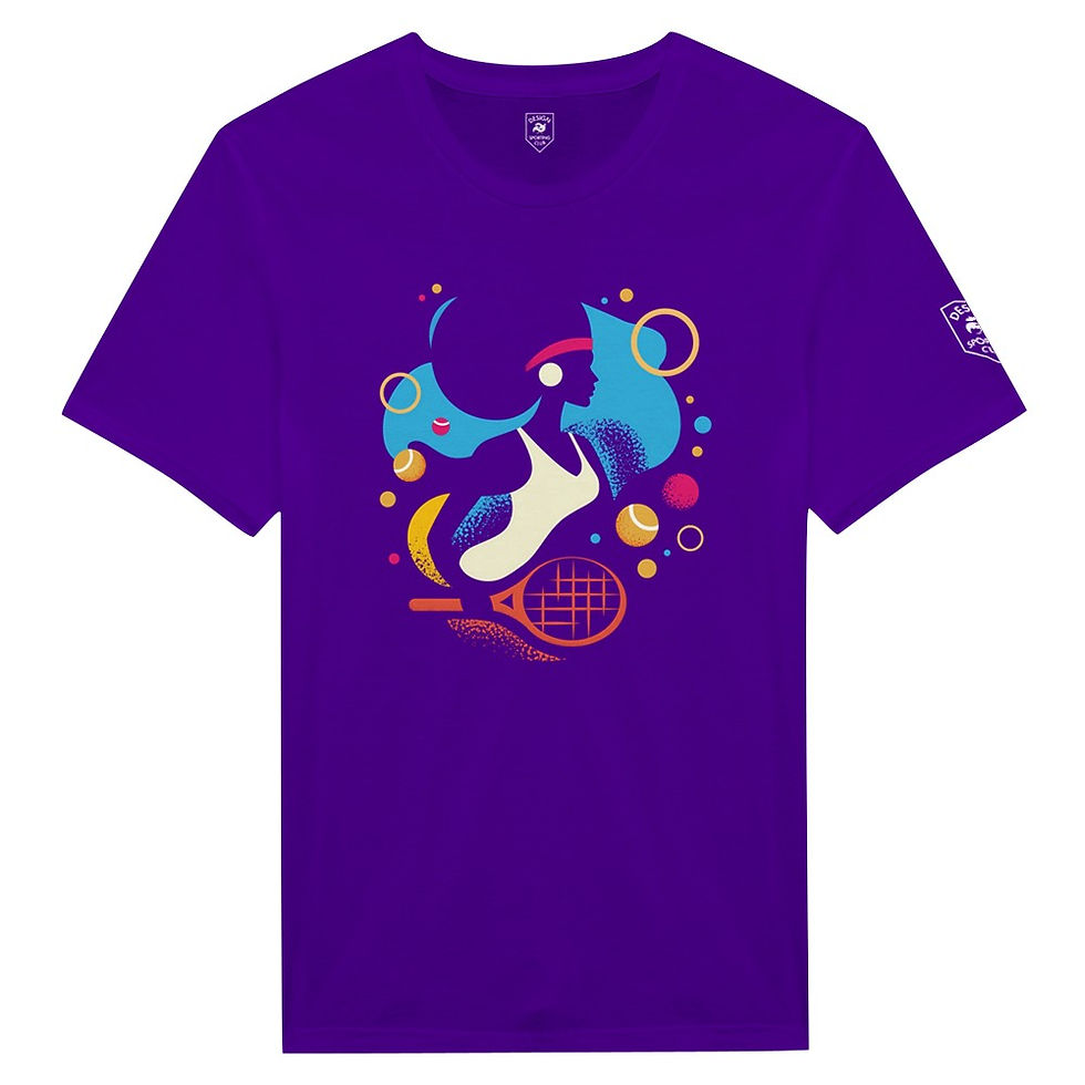 Miniature : "Serenity tennis" Classic Unisex Crewneck T-shirt