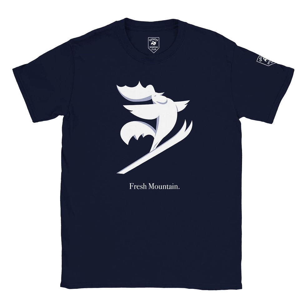 Miniature : "Montagne Fraîche." T-shirt classique à col rond pour enfants