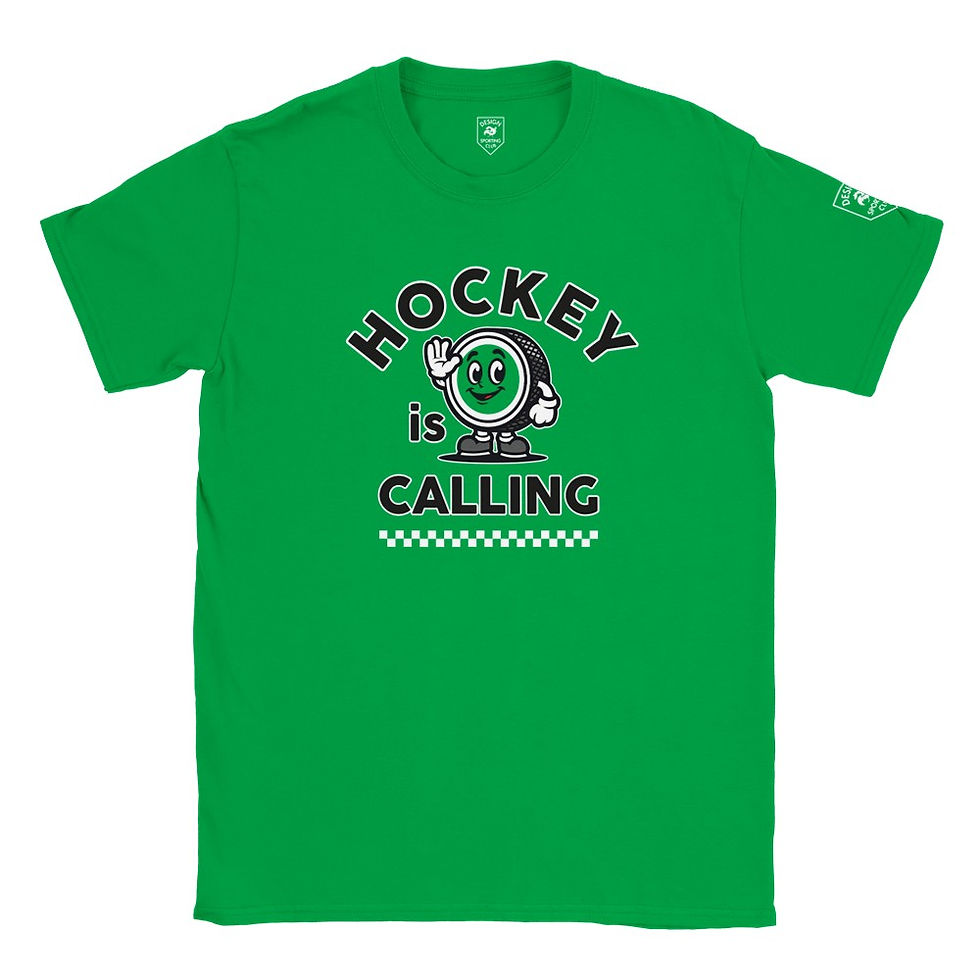 Miniature : "Hockey is Calling" Colored Classic Unisex Crewneck T-shirt