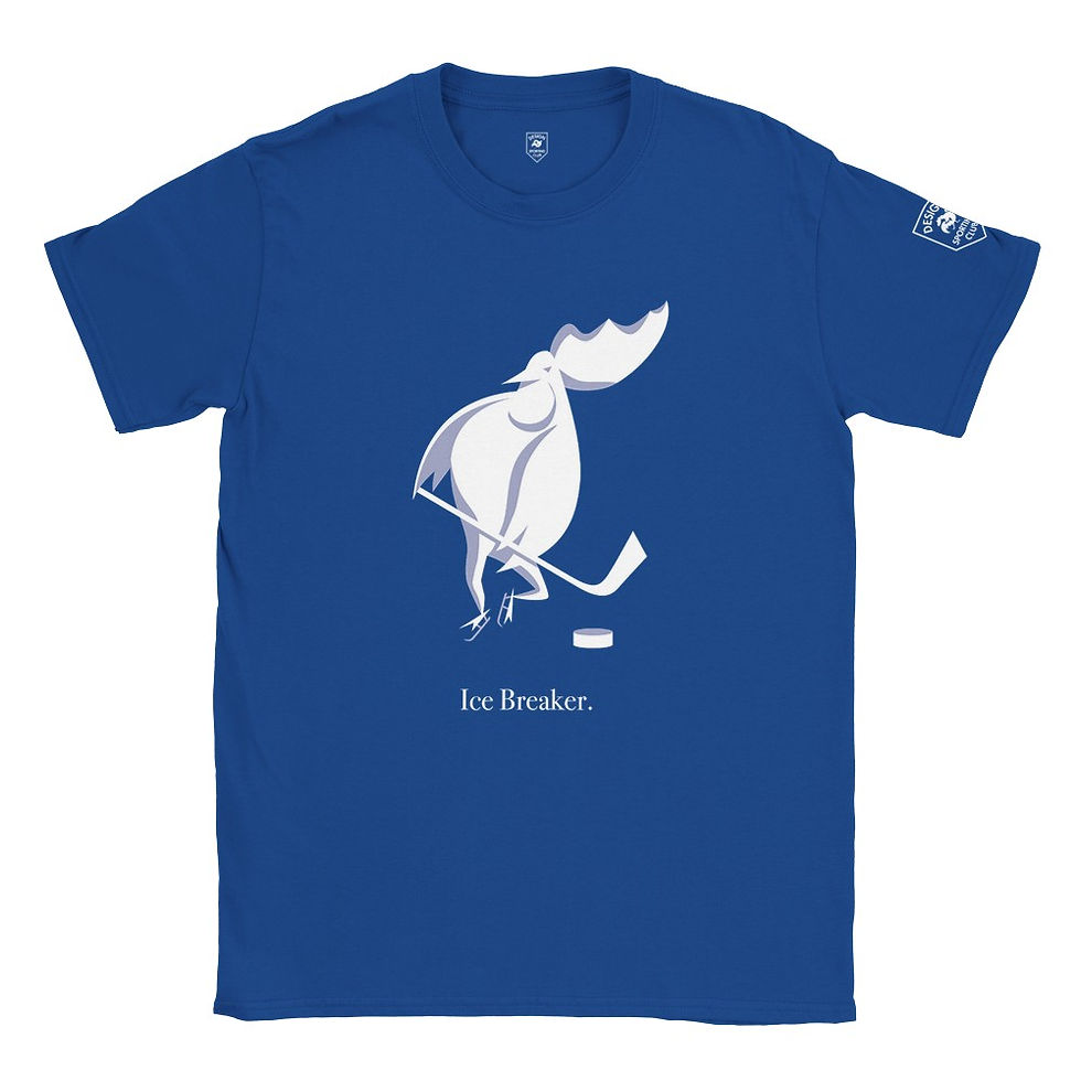 Thumbnail: "Ice Breaker." Classic Unisex Crewneck T-shirt