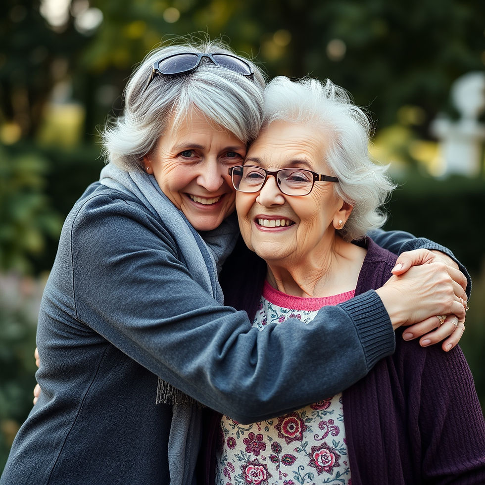 elderly mother and daughter realtionship when finding assisted living placement.