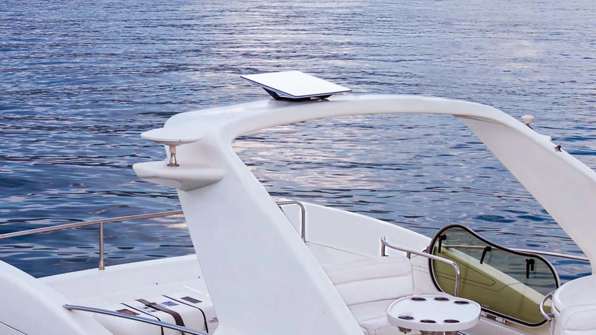 marine internet router installed on yacht