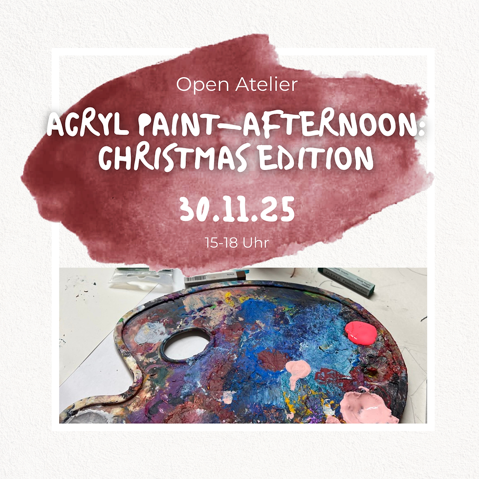 ACRYL PAINT-AFTERNOON: CHRISTMAS EDITION