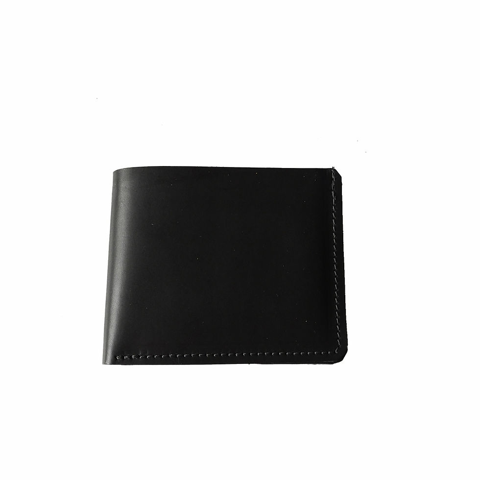 Miniature : porte feuille en cuir pour homme fin en cuir noir