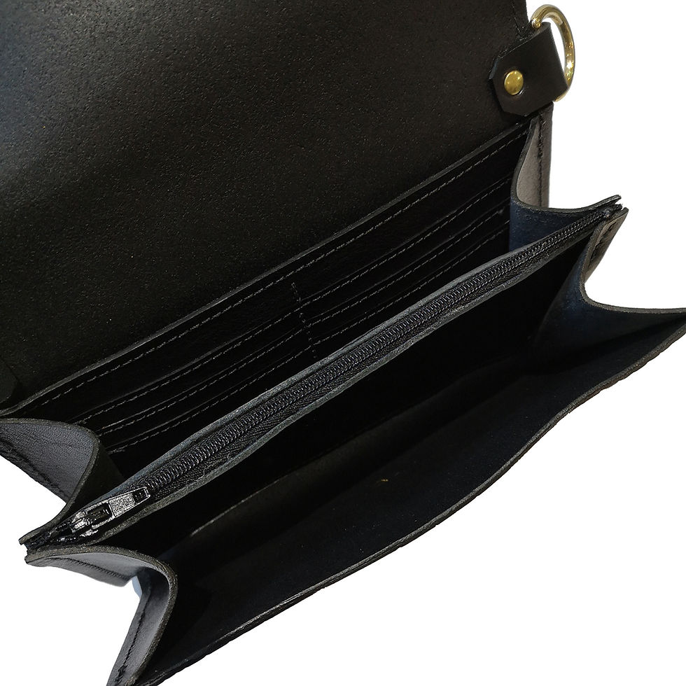 Miniature : interieur de sac en cuir comme un portefeuille