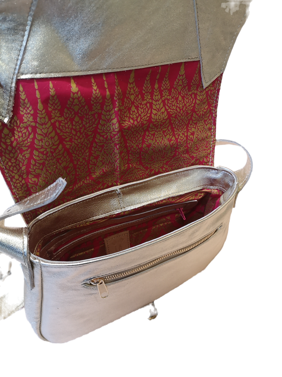 Miniature : Sac bandoulière PAULETTE cuir doré