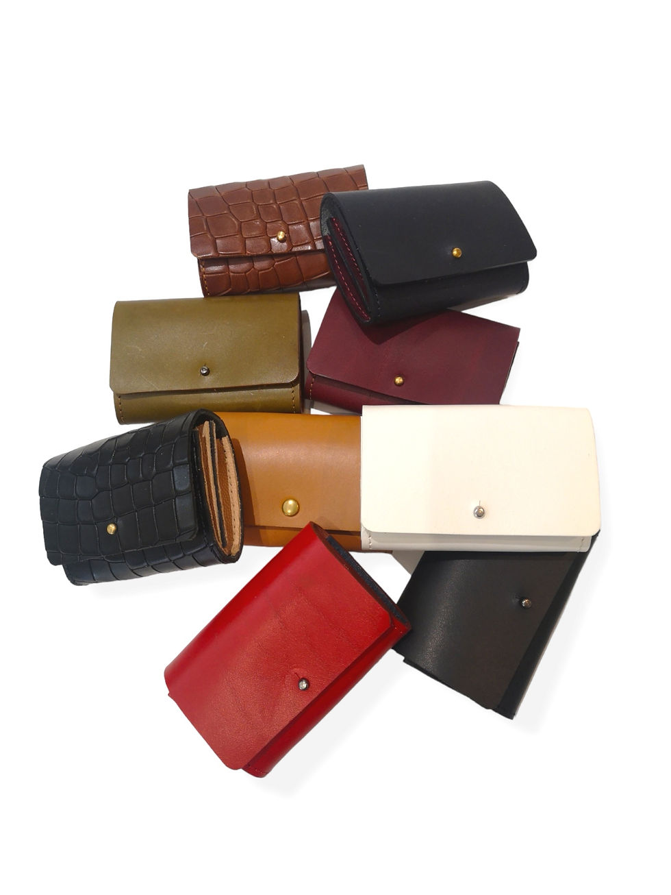 Miniature : Porte monnaie en cuir double compartiment NAO