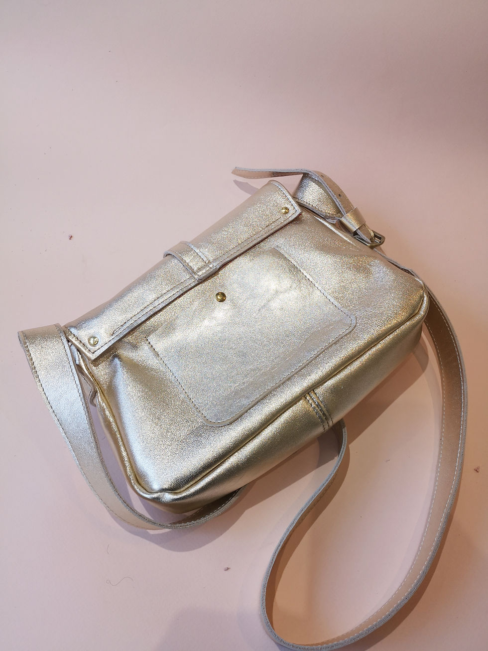 Miniature : Sac bandoulière PAULETTE cuir doré