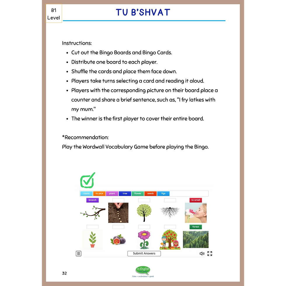 Thumbnail: Tu B'Shvat Package - PDF