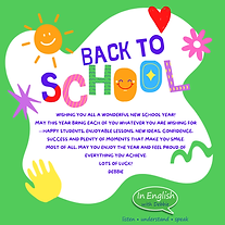 New School Year