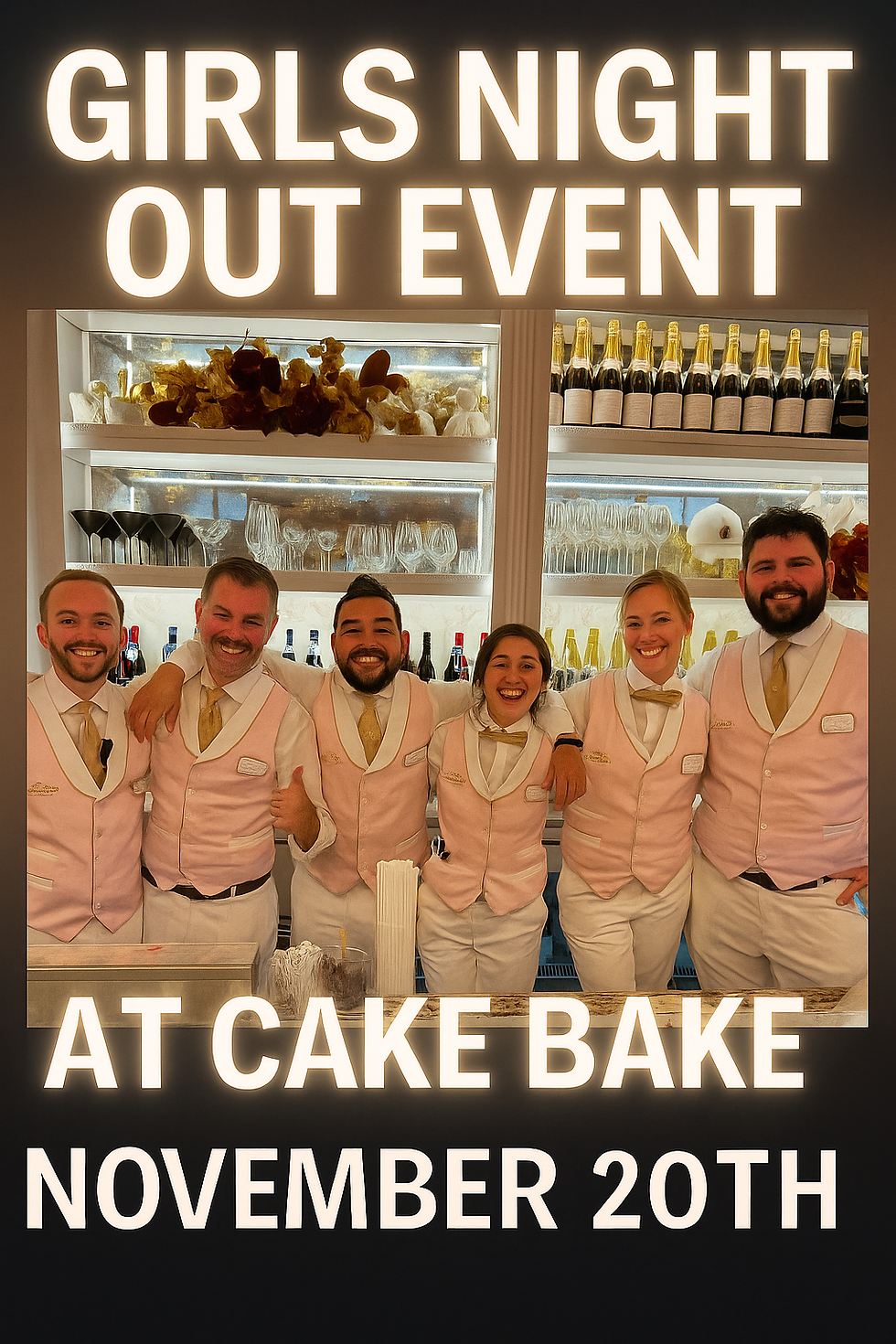 GIRLS NIGHT OUT AT CAKE BAKE