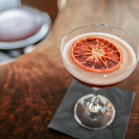 Cocktail with Orange Slice