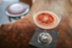 Cocktail mit Orange Slice