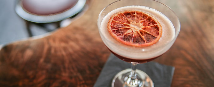 Cocktail with Orange Slice