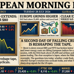 European Morning Brief Tuesday 28 July 2026