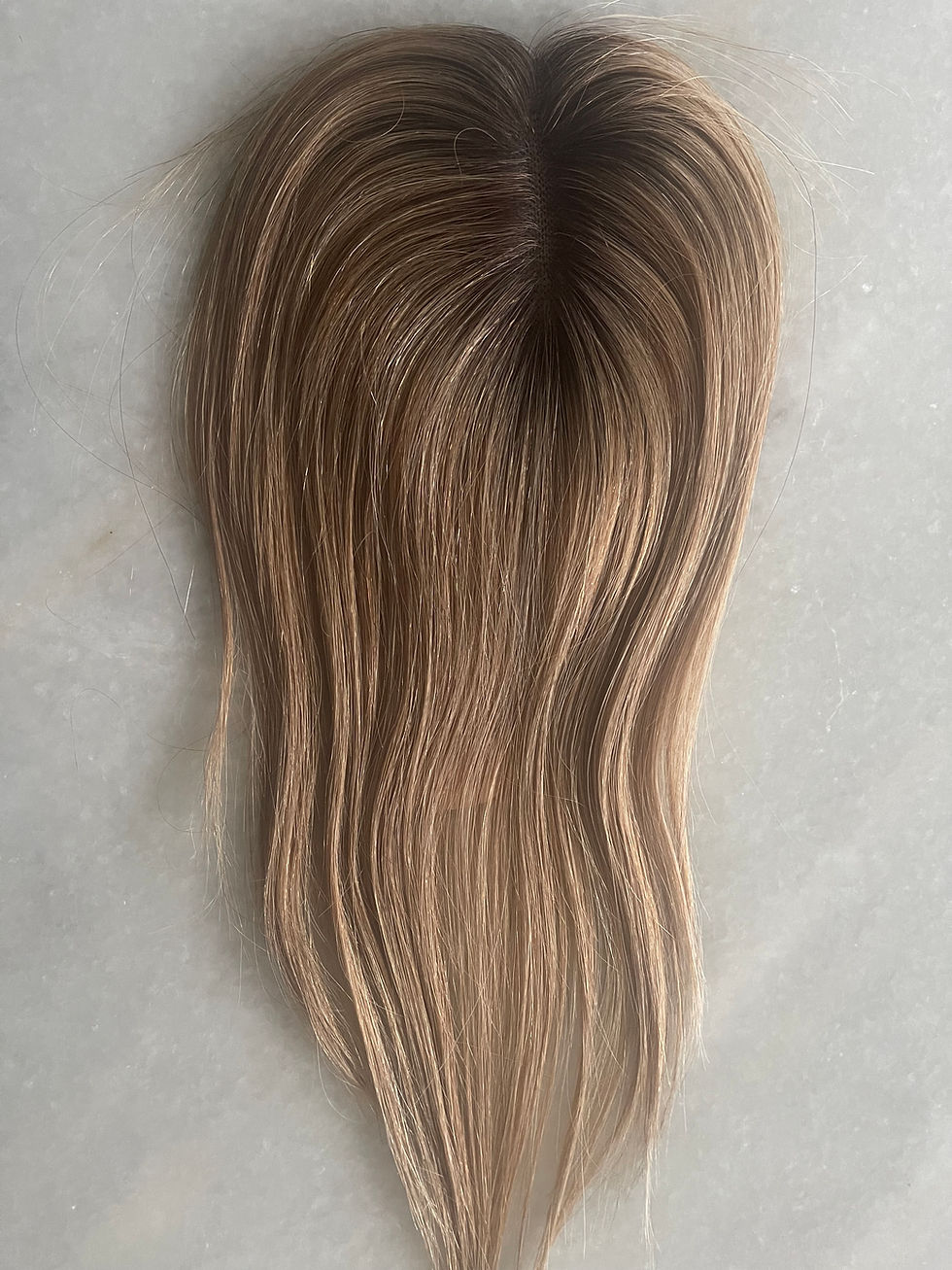 Thumbnail: Rooted tap /Caramel  100% Remy Human Hair Topper