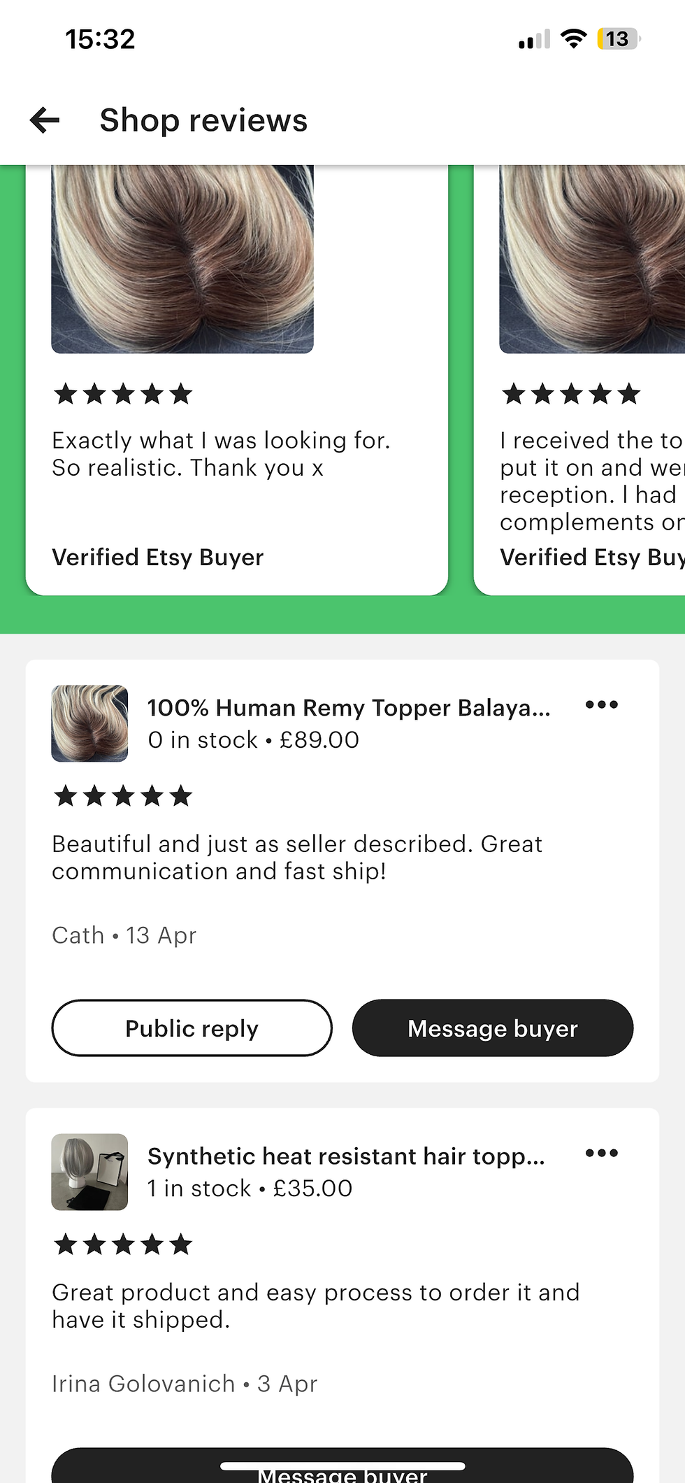 Thumbnail: 100% Human Remy hair Rooted Balayage Blonde Topper