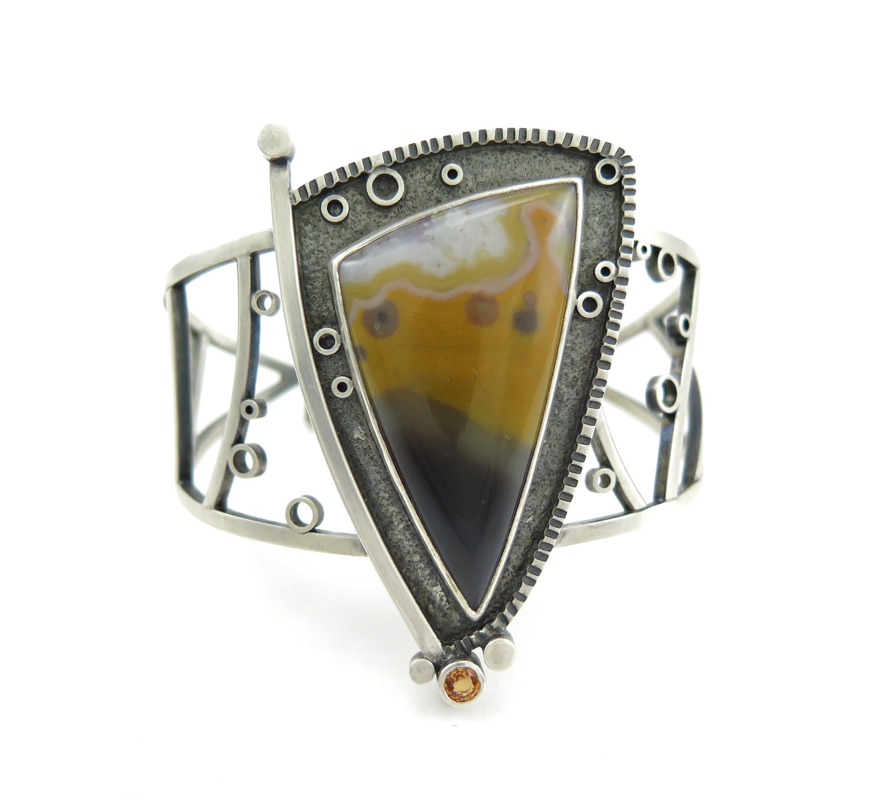 Marigold Geometry Cuff Bracelet