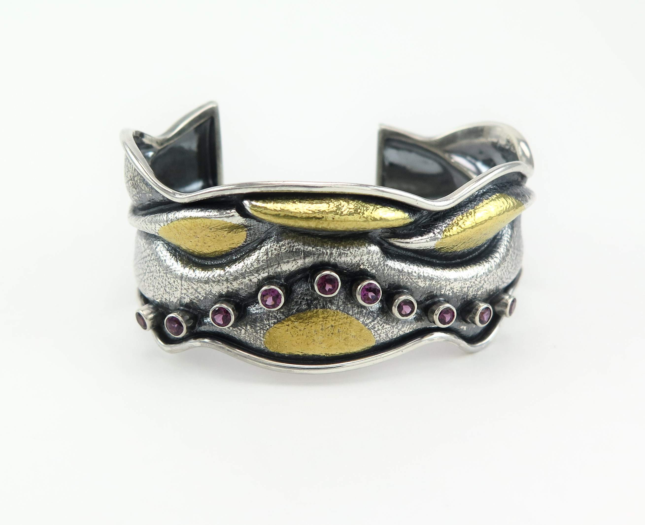Phoebe's Golden Spots cuff bracelet