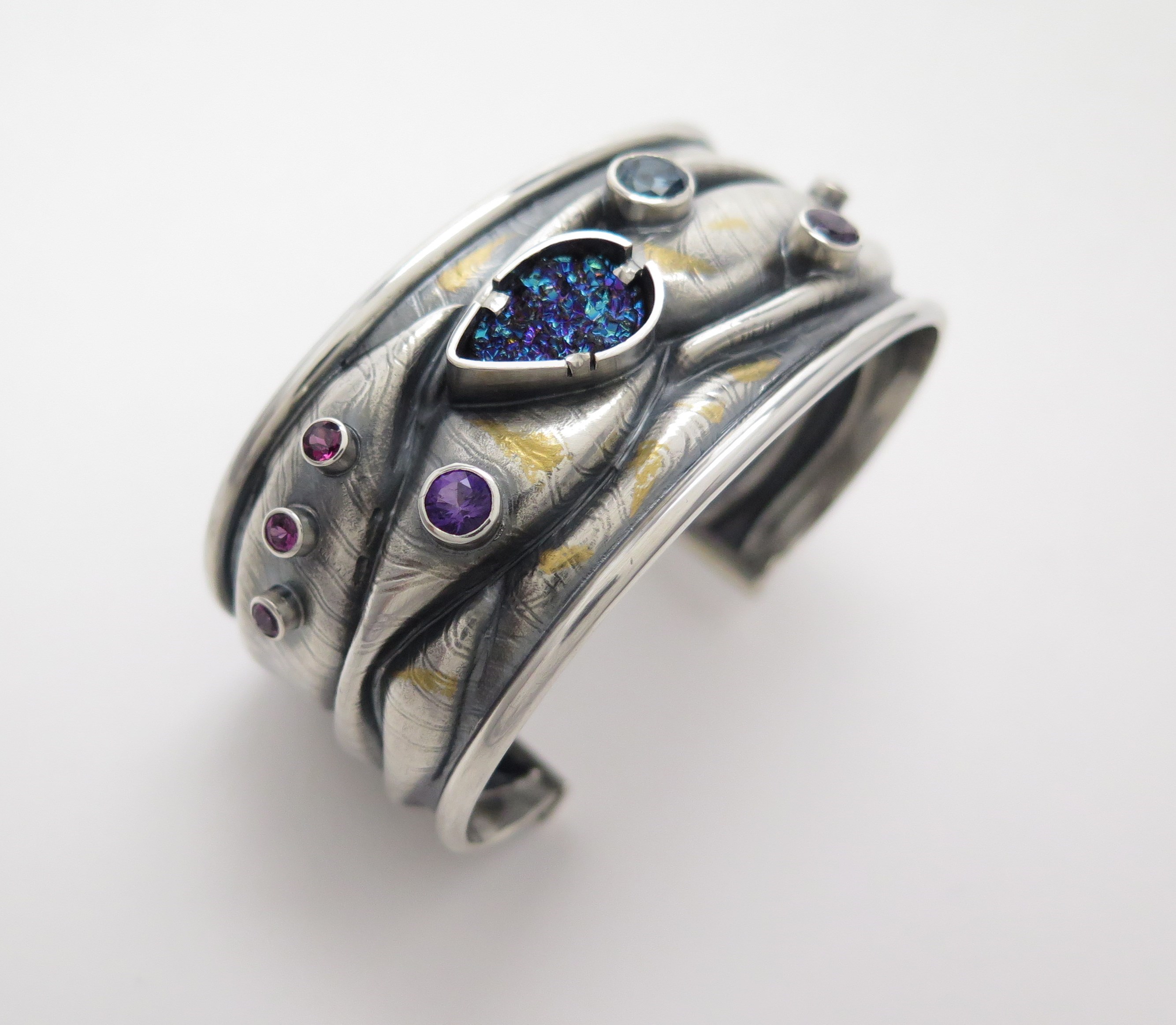 Mermaid Retrograde cuff bracelet