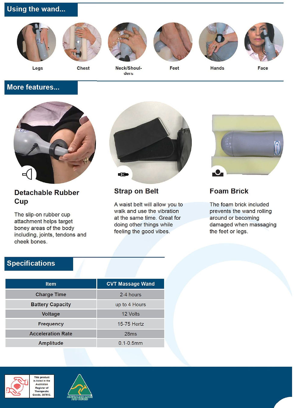 Thumbnail: CV Health Systems Wand (Cordless)