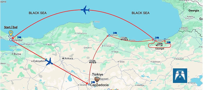 11-Day Istanbul-Cappadocia-Black Sea-Premium Private Tour - Angels Vacations Travel Agency