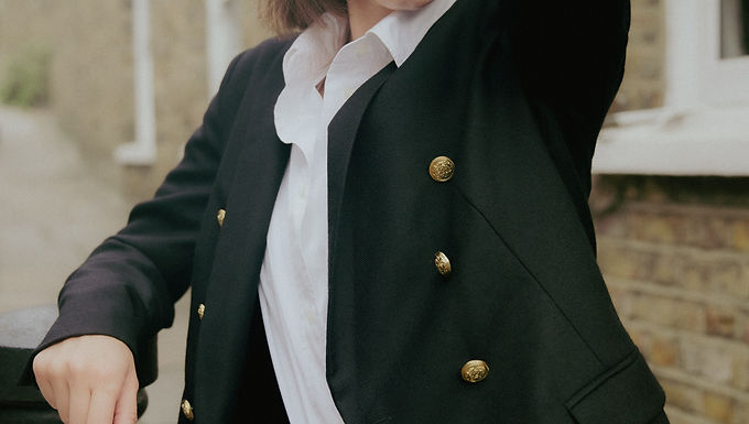 Double-breasted blazer - Model Blair