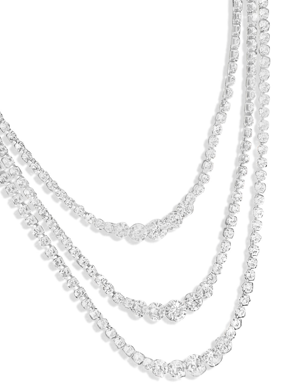 Thumbnail: The “Harsha” Crystal Studded Layered Necklace