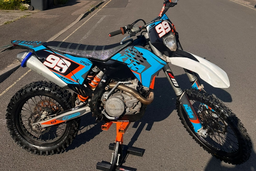 Thumbnail: KTM 250 EXC road legal 2010