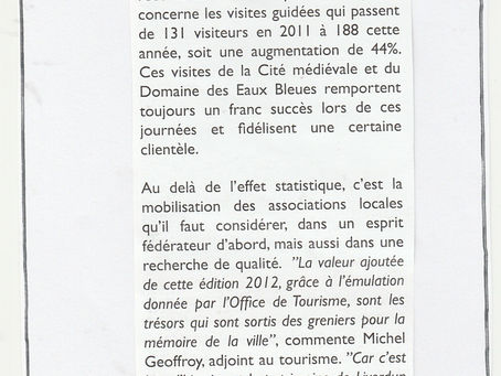 Journées du patrimoine ( 2020 )