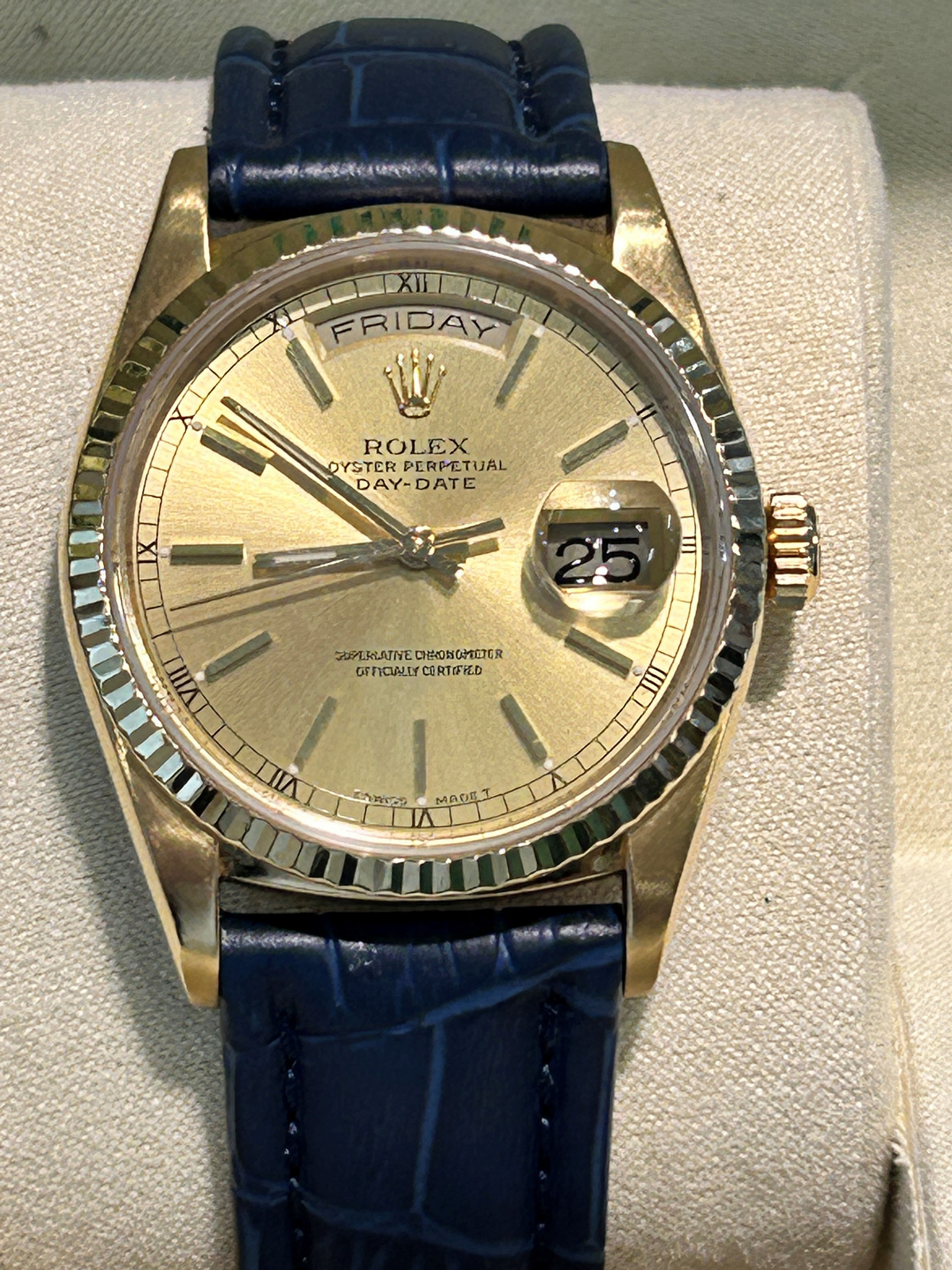 Rolex 18ct President Day Date Automatic Watch