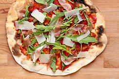 Ham & Rocket Pizza