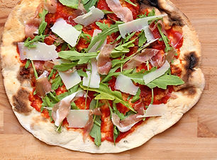 Ham & Rocket Pizza