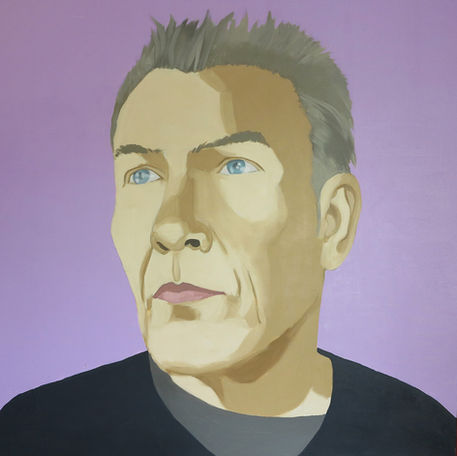 Self Portrait, Oil on canvas, 60″ x 60″, 2018