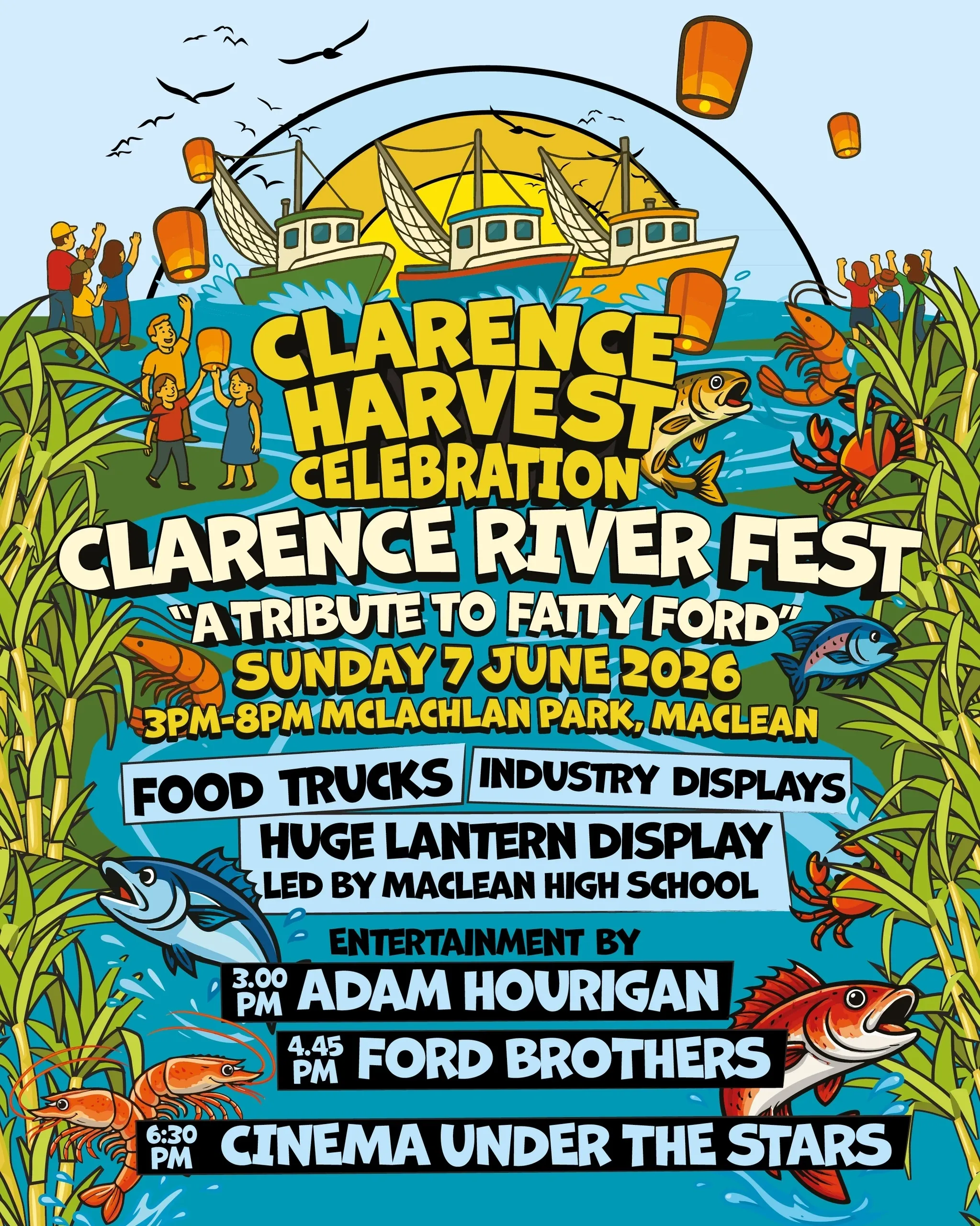 Cane Harvest Festival promotional poster