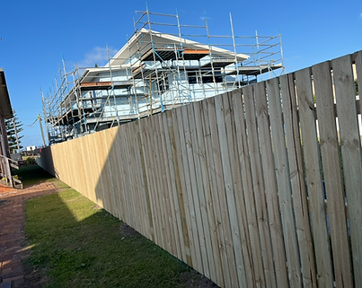 Timber fence built by Yamba Fencing and Property Maintenance