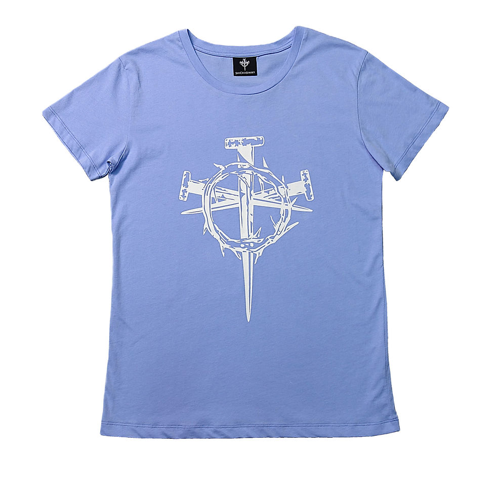 Thumbnail: GLORY cross pattern top