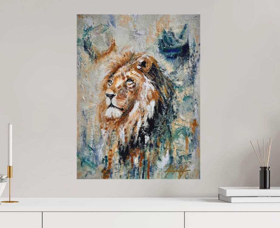 "Be Strong & Courageous " - Encounter on Canvas