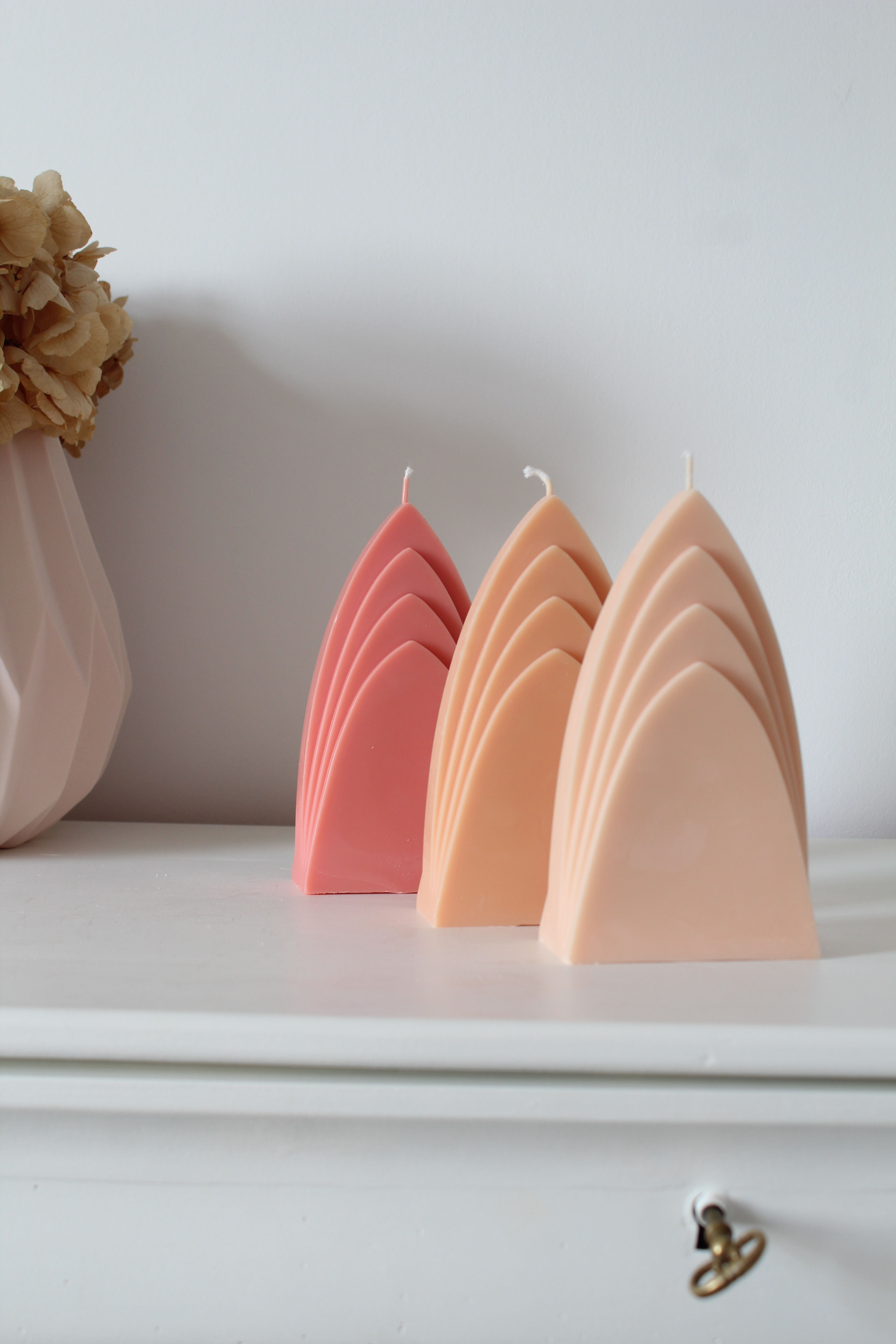 Bougies Alix - GM- Orangé