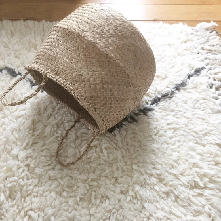 Panier Boule En Jonc De Mer Laboutiquedesacha