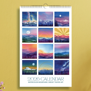 2026 Calendars available from local artist Shelby Thayne