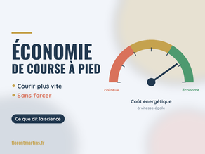 L'économie de course à pied — Courir plus vite sans forcer