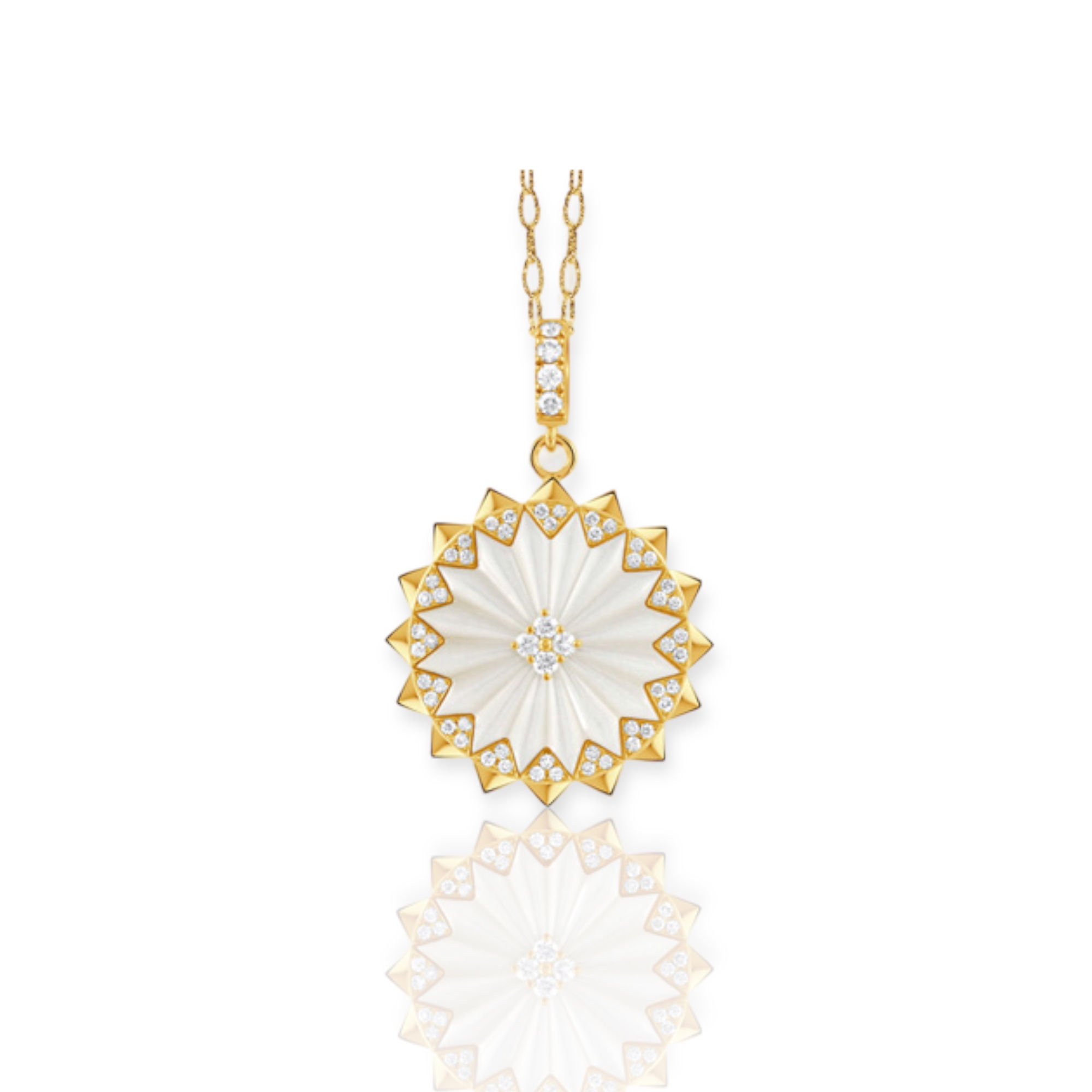 White Orchid Pendant